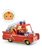 Djeco CRAZY MOTORS Játékautó Tűz Vitéz - Little fire truck