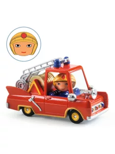   Djeco CRAZY MOTORS Játékautó Tűz Vitéz - Little fire truck