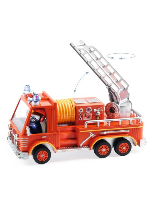 Djeco Grazy Motors CRAZY MOTORS játékautó Láng Ottó - Captain Fire