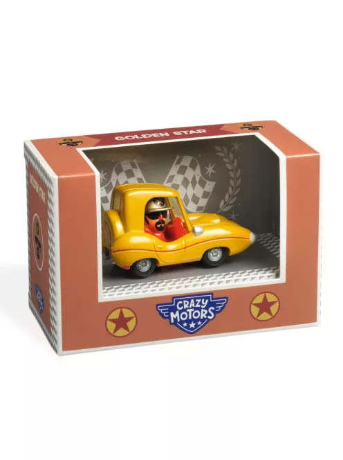 Djeco Grazy Motors CRAZY MOTORS játékautó Arany Csillag - Golden Star