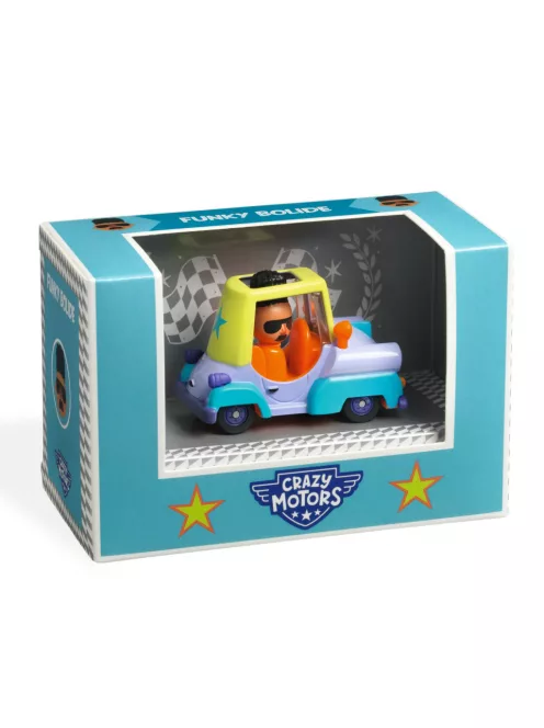 Djeco Grazy Motors CRAZY MOTORS játékautó Dizsis Versenyautó - Funky Bolide