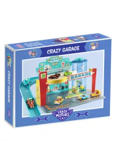 Djeco CRAZY MOTORS parkolóház Garázs - Garage