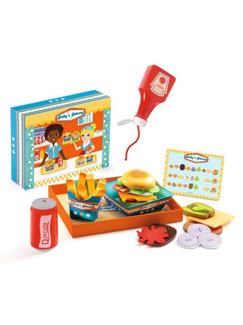Djeco Szerepjáték, Hamburgerező - Kelly & Johnny