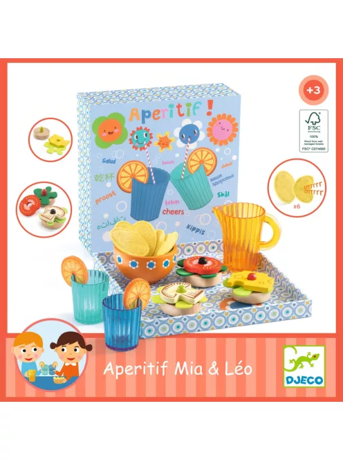 Djeco Szerepjáték Eszem-iszom - Mia & Leo aperitif