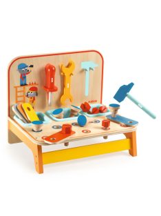   Djeco Szerepjáték Fa barkácsasztal szerszámokkal - Bricotoo