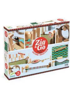 Djeco Építőjáték, Sokasodó, 48 db - Zig & Go 