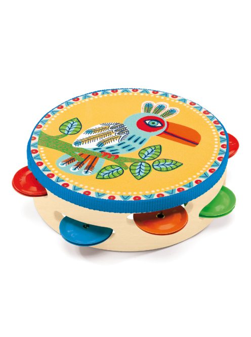 Djeco Játékhangszer - Csörgődob - Tambourine