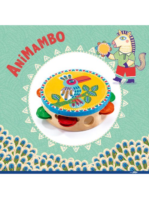 Djeco Játékhangszer - Csörgődob - Tambourine