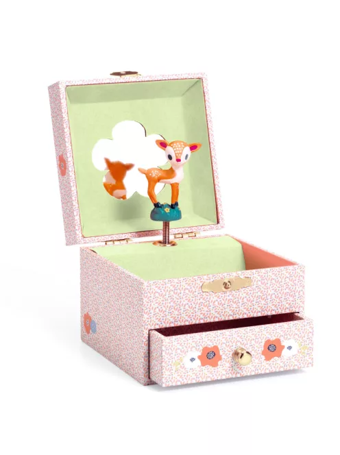 Djeco Zenélő ékszerdoboz Szende őz - Wood fawn