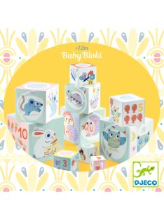 Djeco Toronyépítő kocka Nyuszis - BabyBloki