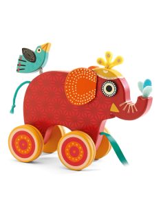 Djeco Húzható játék Indy a türelmes elefánt - Indy