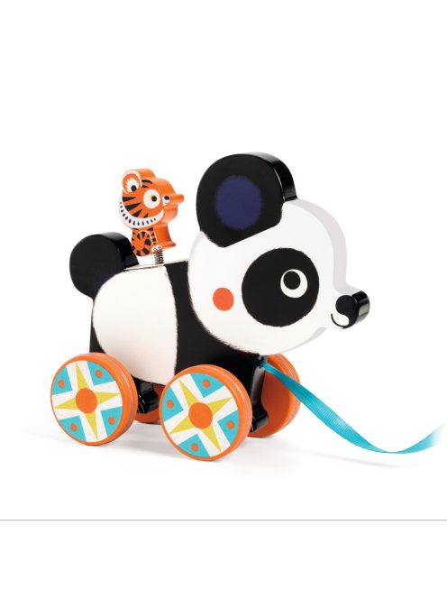 Djeco Húzható játék Vili a panda - Billie