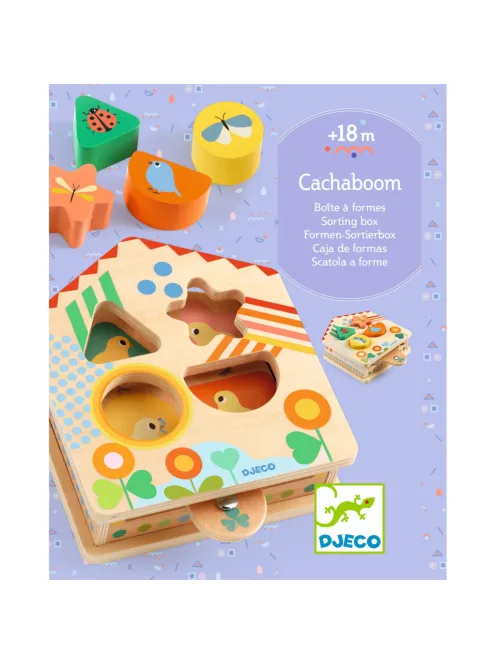 Djeco Formaillesztő Állati bújócska - Cachaboom