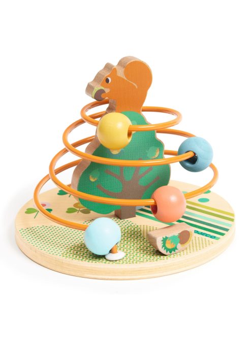 Djeco Bébi golyóvezető Keresd a mogyorót! - RollNut