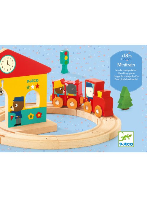 Djeco Felfedező játék Minivasút - Minitrain