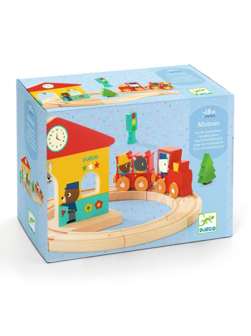 Djeco Felfedező játék Minivasút - Minitrain
