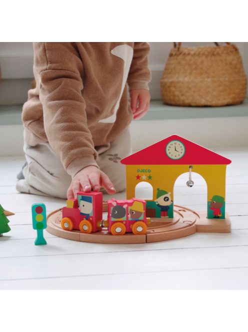 Djeco Felfedező játék Minivasút - Minitrain