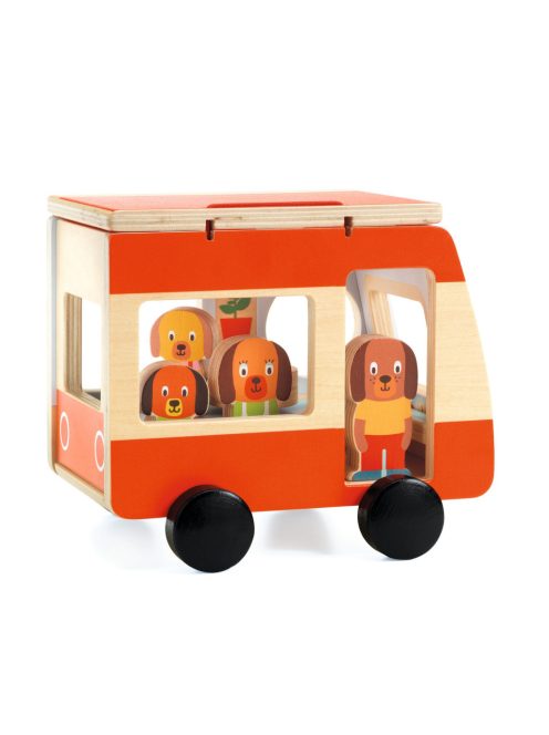 Djeco Szerepjáték Lakóautó a Kutya családnak - Minicombi