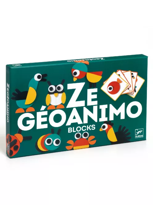 Djeco Képkirakó - Geometrikus állatképek