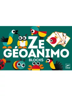 Djeco Képkirakó - Geometrikus állatképek