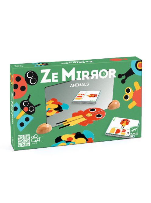 Djeco Képkirakó - Tükrös állatfigurák