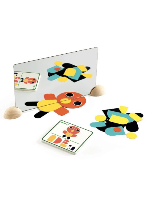 Djeco Képkirakó - Tükrös állatfigurák