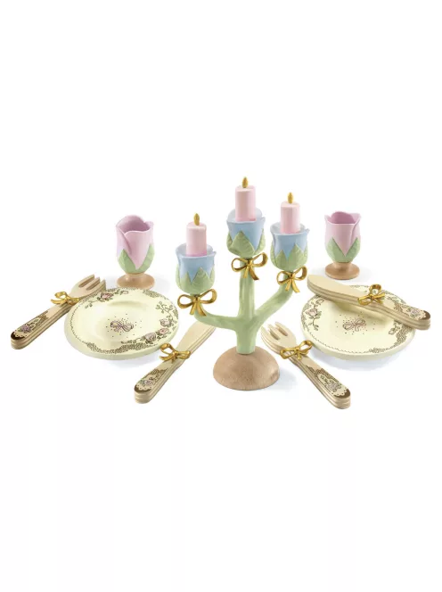 Djeco Hercegnők étkészlete - Dishes of princesses