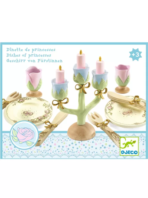 Djeco Hercegnők étkészlete - Dishes of princesses