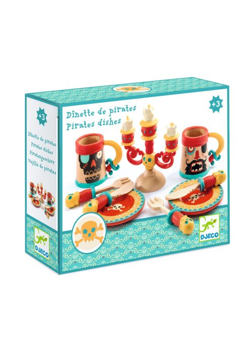 Djeco Kalózok étkészlete - Dishes of pirates