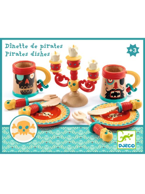 Djeco Kalózok étkészlete - Dishes of pirates