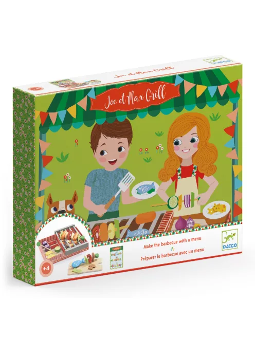 Djeco Grillező készlet - Joe et Max Grill