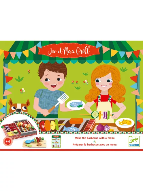 Djeco Grillező készlet - Joe et Max Grill