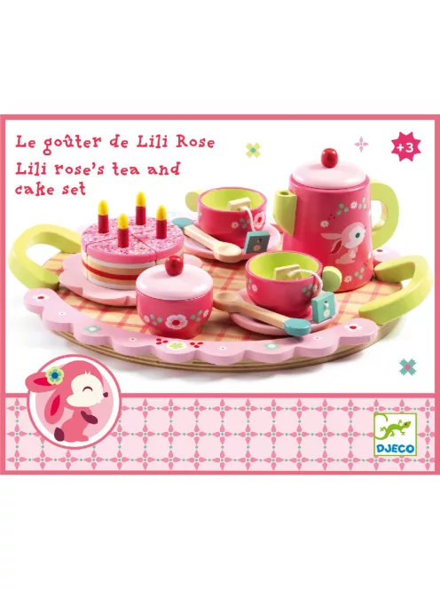 Djeco Lili Rose tea party készlet - Lili Rose's tea party