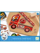 Djeco Kalapálós játék Autós - Vehicles tap tap