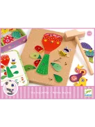 Djeco Kalapálós játék Kerti képes  - Tap tap Garden
