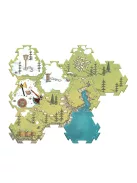 Djeco Arty Toys Óriás puzzle Barbárok birodalma 15-db-os - Puzzl’Up Alric Barbarious