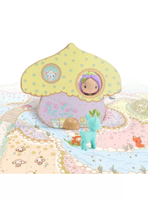 Djeco TINYLY álomvilág Óriás puzzle Tinyly birodalom 33 db-os - Puzzl'Up Lily tinypuzz