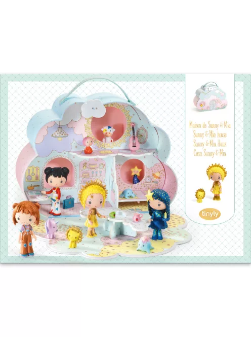 Djeco Álomvilág babaház Napocska és Mia - Sunny & Mia house