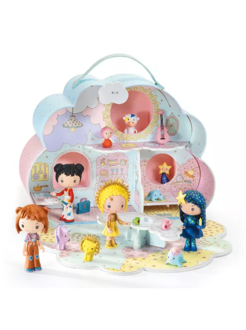 Djeco Álomvilág babaház Napocska és Mia - Sunny & Mia house