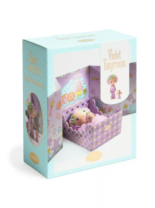 Djeco TINYLY álomvilág Lila apró szoba - Violet Tinyroom
