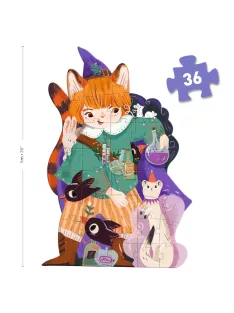   Djeco Óriás puzzle Pio a kis valázsló 36 db-os - Pio the magician