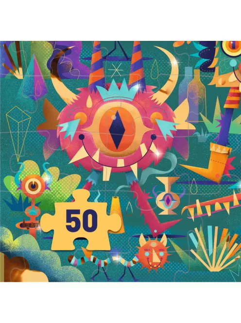 Djeco Varázs puzzle, Szörny parti