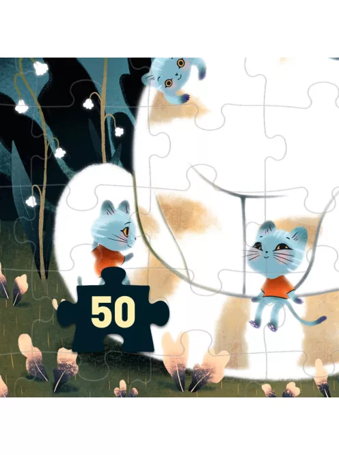 Djeco Varázs puzzle, Macskusz, 50 db
