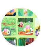 Djeco Mese puzzle A három kismalac 35 db-os - The Three Little Pigs