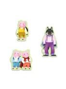 Djeco Mese puzzle A három kismalac 35 db-os - The Three Little Pigs