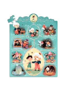 Djeco Mese puzzle Pinokkió 54 db-os - Pinocchio