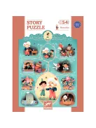 Djeco Mese puzzle Pinokkió 54 db-os - Pinocchio