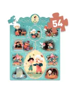 Djeco Mese puzzle Pinokkió 54 db-os - Pinocchio