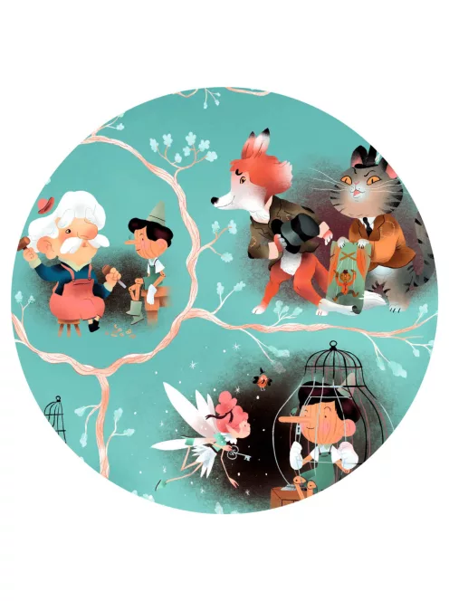 Djeco Mese puzzle Pinokkió 54 db-os - Pinocchio