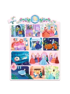 Djeco Mese puzzle Hamupipőke 54 db-os - Cinderella